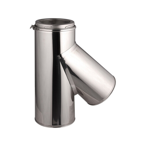 不锈钢45度三通